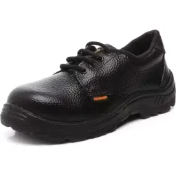 Kalibar Low Ankle Steel Toe Polyurethane Rubber Sole Black Industrial Safety Shoes UK 5-picture-25