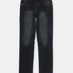 Gini & Jony Kids Black Cotton Washed Jeans-picture-36