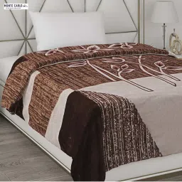 Monte Carlo Brown Polyester 600 GSM Winter Blanket image 3