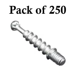 Ebco M6 Screw (I2) Eco Zinc White Finish and Size 8 mm, MFESM6-I2 (Pack of 250) image 2