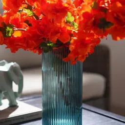 Pure Home And Living Blue Glass Vases-picture-48