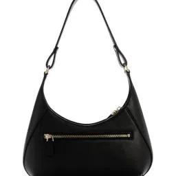 Guess Black MIMINA Textured Hobo Bag image 2