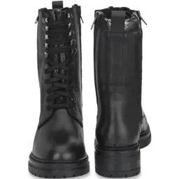 Delize Women's Black Derby Boots image 5