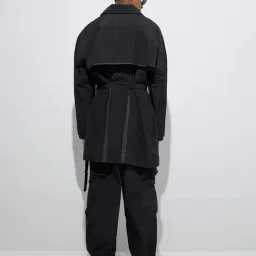 nuon men Nuon by Westside Black Relaxed-Fit Parka Jacket image 2