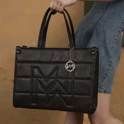 MINI WESST Black Logo Handbag-image-27