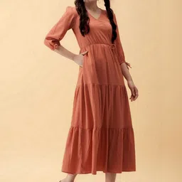 all about you Crepe A-Line Midi Dress image 2