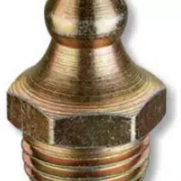 Groz 10 x 1.5 mm Zinc Plated Grease Fitting GFT/10/1.5/45 image 1