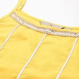 Anouk Tyohar Collection Gotta Patti Pure Cotton Kurti with Sharara & Dupatta image 2