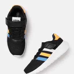 ADIDAS Kids Woven Design Lite Racer 3.0 EL Running Shoes-image-4