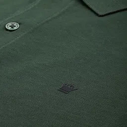Louis Philippe Solid Polo Collar Casual T-shirt image 5