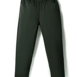 kookie kids india Kookie Kids Cotton Woven Full Length Solid Colour Lounge Pant - Olive Green-picture-13