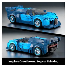 Elecart Speed Champion GT Car Building Kit 336 Pcs MOC Racing Car Blocks for Boys & Adults | DIY Supercar Model Set, STEM Toy & Gift for Kids 6+ | Display Model & Decoration image 2