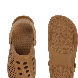 BOOTCO Men Tan Rubber Comfort Sandals image 2