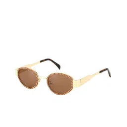 SALTY Women Gold Frame Blingy Statement Sunglasses SG0047-image-76