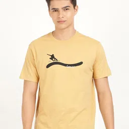 Lee Men Printed Round Neck Cotton T-shirt image 1