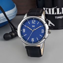 Killer Men Patterned Dial & Leather Straps Analogue Watch KLMO23A-picture-36