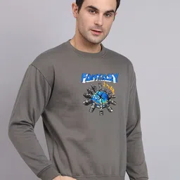 Obaan Men Printed Sweatshirt image 3