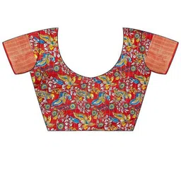 KALINI Floral Printed Zari Saree image 3