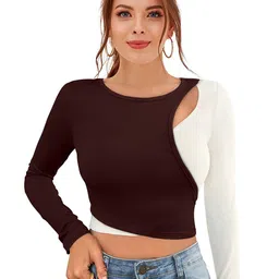Fashion Care Top Women Colorblocked Crop Top-image-16