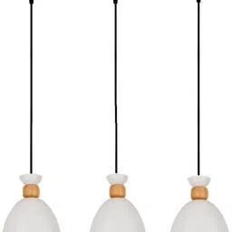 KINIS White Aluminium Quirky Ceiling Lamp image 2