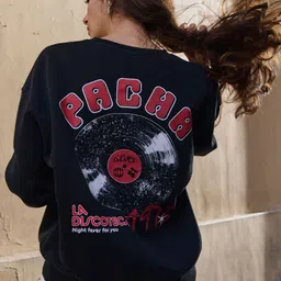 H&M Oversized Print-Motif Sweatshirt image 4