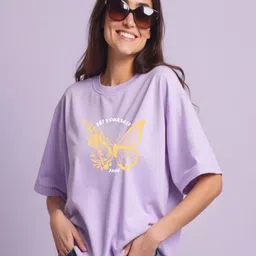 HESHA Women Typography Printed T-shirt image 2