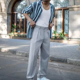 Maniac Men Comfort PleatedKorean Fit Trouser image 2