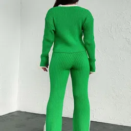 TRENBEE Striped Round Neck Top With Trousers Co-Ords image 2