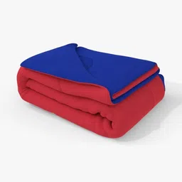 home expressions Red & Blue AC Room 150 GSM Single Bed Comforter image 3