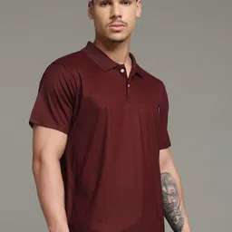 Nins Moda Polo Collar Cotton T-shirt-image-62