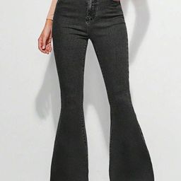 Stylecast X Kotty Women Bootilicious Bootcut High-Rise Cotton Jeans-picture-5