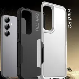 Karwan Samsung S25 Ultra Rugged Dual Layer Back Case Cover image 3