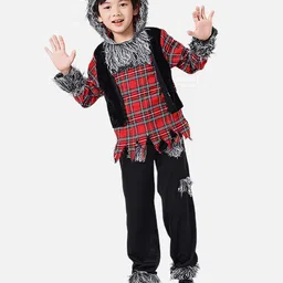Little Surprise Box LLP Kids Werewolf Theme Halloween Costume Dress-picture-20