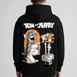 URBANPEAK Men Printed Hooded Sweatshirt image 2