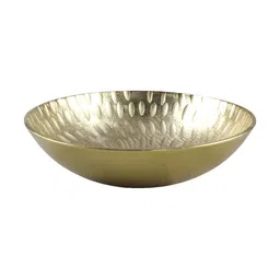 Hind Decor Textured Round Decorative Bowl-picture-48