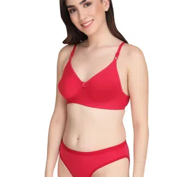 Liigne Pack Of 2 Women Everyday Non Padded Bra Pure Cotton Lingerie Set image 4