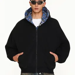 Mast & Harbour Men Colourblocked Hooded Sweatshirt image 5