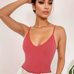 StyleCast V-Neck Sleeveless Bodysuit-picture-23