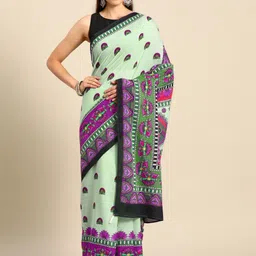 BUTA BUTI Paisley Printed Pure Cotton Saree-picture-32