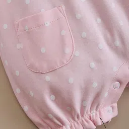 Hopscotch Girls Butterfly Applique Polka Dots Cotton Romper image 5