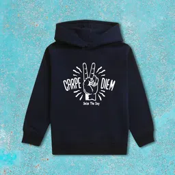 NUSYL Boys Printed Hooded Sweatshirt image 1