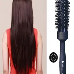 HECTOR Professional Round Hair Brush With Strong & Flexible Bristles image 3