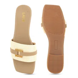 Lavie Women Embellished Open Toe Open Toe Flats image 4