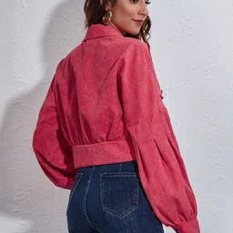 Mast & Harbour Drop Shoulder Long Lantern Sleeve Jacket image 3