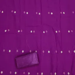 LeeliPeeri Designer Embroidered Unstitched Dress Material image 4