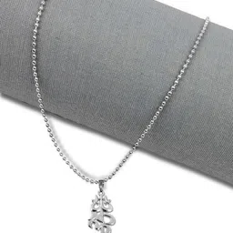 Utkarsh Silver-Plated Geometric Pendants with Chains-picture-39