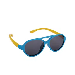 DukieKooky Kids Aviator Sunglasses with Polarised and UV Protected Lens DKSG514E-Blue image 3