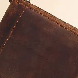 SAMTROH Men Leather Zip Around Wallet image 5