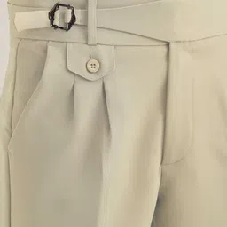 MANCREW Men Tailored Wrinkle Free Pleated Trousers image 2