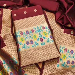 KALINI Unstitched Dress Material image 2